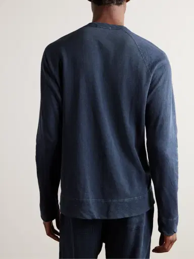 James Perse Loopback Supima Cotton-Jersey Sweatshirt - Men | Thumbnail 3 James Perse Loopback Supima Cotton-Jersey Sweatshirt - Men | Thumbnail 3