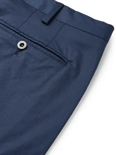 Loro Piana Navy Slim-Fit Stretch-Cotton Twill Trousers - Men | Thumbnail 5 Loro Piana Navy Slim-Fit Stretch-Cotton Twill Trousers - Men | Thumbnail 5