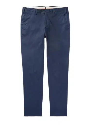 Loro Piana Navy Slim-Fit Stretch-Cotton Twill Trousers - Men | Thumbnail 1 Loro Piana Navy Slim-Fit Stretch-Cotton Twill Trousers - Men | Thumbnail 1