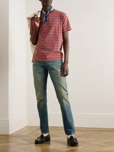 RRL Ridgway Slim-Fit Distressed Selvedge Denim Jeans - Men | Thumbnail 2 RRL Ridgway Slim-Fit Distressed Selvedge Denim Jeans - Men | Thumbnail 2