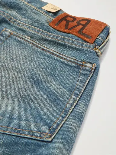 RRL Ridgway Slim-Fit Distressed Selvedge Denim Jeans - Men | Thumbnail 4 RRL Ridgway Slim-Fit Distressed Selvedge Denim Jeans - Men | Thumbnail 4