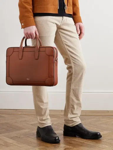 Mulberry Belgrave Full-Grain Leather Briefcase - Men | Thumbnail 2 Mulberry Belgrave Full-Grain Leather Briefcase - Men | Thumbnail 2