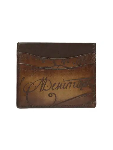Berluti Bambou Leather Cardholder - Men | Thumbnail 1 Berluti Bambou Leather Cardholder - Men | Thumbnail 1