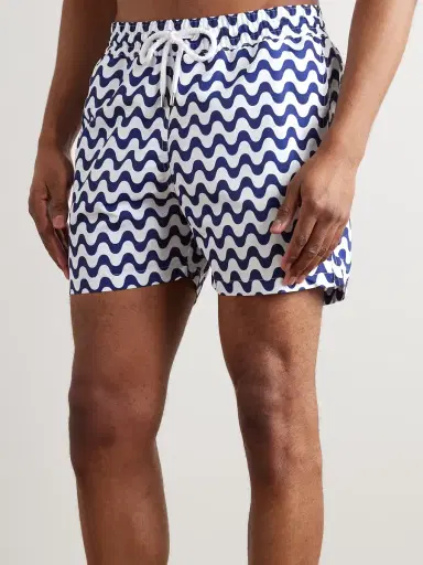 Frescobol Carioca Copacabana Slim-Fit Short-Length Printed Swim Shorts - Men | Thumbnail 2 Frescobol Carioca Copacabana Slim-Fit Short-Length Printed Swim Shorts - Men | Thumbnail 2