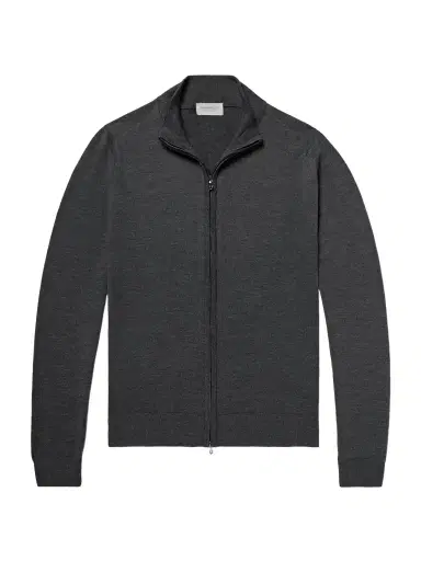 John Smedley Claygate Merino Wool Zip-Up Cardigan - Men | Thumbnail 1 John Smedley Claygate Merino Wool Zip-Up Cardigan - Men | Thumbnail 1