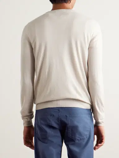 Loro Piana Slim-Fit Baby Cashmere Sweater - Men | Thumbnail 3 Loro Piana Slim-Fit Baby Cashmere Sweater - Men | Thumbnail 3