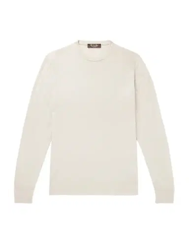 Loro Piana Slim-Fit Baby Cashmere Sweater - Men | Thumbnail 1 Loro Piana Slim-Fit Baby Cashmere Sweater - Men | Thumbnail 1