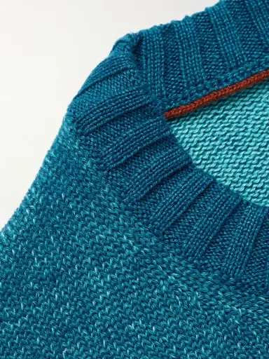 Loro Piana Slim-Fit Mélange Linen, Cashmere and Silk-Blend Sweater - Men | Thumbnail 4 Loro Piana Slim-Fit Mélange Linen, Cashmere and Silk-Blend Sweater - Men | Thumbnail 4