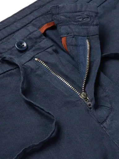 Loro Piana Slim-Fit Stretch Linen and Cotton-Blend Drawstring Trousers - Men | Thumbnail 6 Loro Piana Slim-Fit Stretch Linen and Cotton-Blend Drawstring Trousers - Men | Thumbnail 6