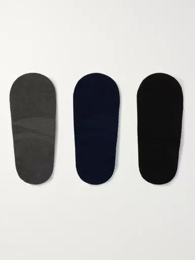 MR P. Three-Pack No-Show Stretch-Knit Socks - Men | Thumbnail 2 MR P. Three-Pack No-Show Stretch-Knit Socks - Men | Thumbnail 2
