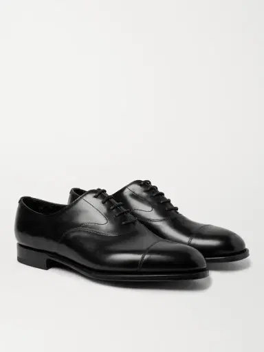 Edward Green Chelsea Cap-Toe Burnished-Leather Oxford Shoes - Men | Thumbnail 3 Edward Green Chelsea Cap-Toe Burnished-Leather Oxford Shoes - Men | Thumbnail 3