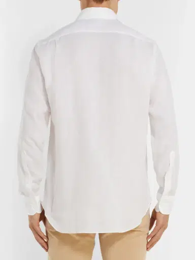 Loro Piana André Slub Linen Shirt - Men | Thumbnail 4 Loro Piana André Slub Linen Shirt - Men | Thumbnail 4