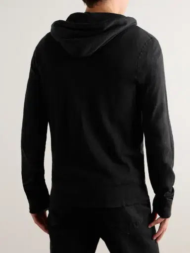 James Perse Supima Cotton-Jersey Hoodie - Men | Thumbnail 3 James Perse Supima Cotton-Jersey Hoodie - Men | Thumbnail 3