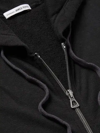 James Perse Supima Cotton-Jersey Hoodie - Men | Thumbnail 4 James Perse Supima Cotton-Jersey Hoodie - Men | Thumbnail 4