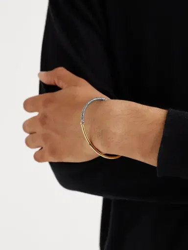 MAOR The Equinox 18-Karat White and Yellow Gold Diamond Bracelet - Men | Thumbnail 2 MAOR The Equinox 18-Karat White and Yellow Gold Diamond Bracelet - Men | Thumbnail 2