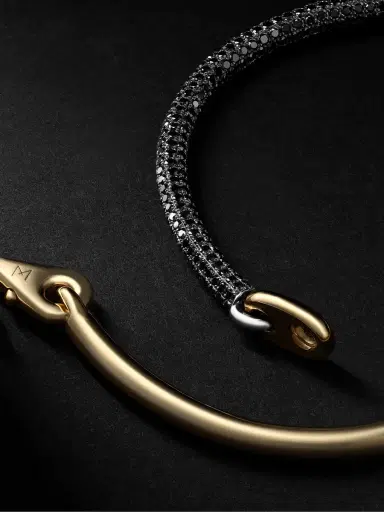 MAOR The Equinox 18-Karat White and Yellow Gold Diamond Bracelet - Men | Thumbnail 4 MAOR The Equinox 18-Karat White and Yellow Gold Diamond Bracelet - Men | Thumbnail 4