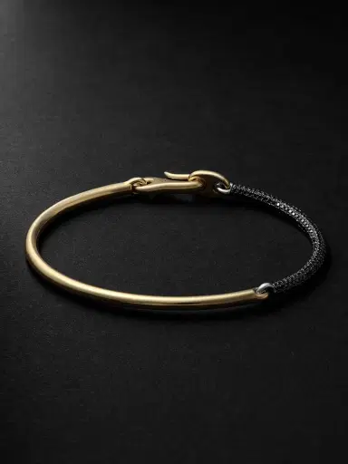MAOR The Equinox 18-Karat White and Yellow Gold Diamond Bracelet - Men | Thumbnail 1 MAOR The Equinox 18-Karat White and Yellow Gold Diamond Bracelet - Men | Thumbnail 1