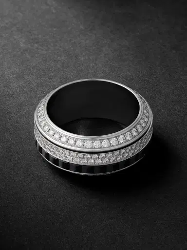 Piaget Possession 18-Karat White Gold, Diamond and Ceramic Ring - Men | Thumbnail 3 Piaget Possession 18-Karat White Gold, Diamond and Ceramic Ring - Men | Thumbnail 3