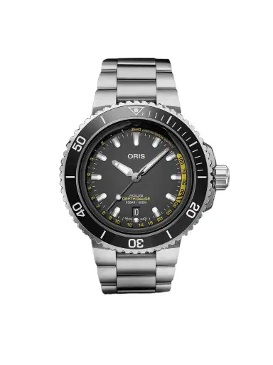 ORIS Aquis Depth Gauge Automatic Stainless Steel Watch, Ref. 01 733 7755 4154-Set MB - Men | Thumbnail 1 ORIS Aquis Depth Gauge Automatic Stainless Steel Watch, Ref. 01 733 7755 4154-Set MB - Men | Thumbnail 1
