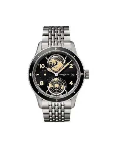 Montblanc 1858 Geosphere Automatic Stainless Steel Watch, Ref. 125872 - Men | Thumbnail 1 Montblanc 1858 Geosphere Automatic Stainless Steel Watch, Ref. 125872 - Men | Thumbnail 1