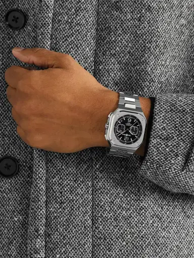 Bell & Ross BR 05 Automatic Chronograph Stainless Steel Watch, Ref. BR05C-BL-ST/SST - Men | Thumbnail 2 Bell & Ross BR 05 Automatic Chronograph Stainless Steel Watch, Ref. BR05C-BL-ST/SST - Men | Thumbnail 2