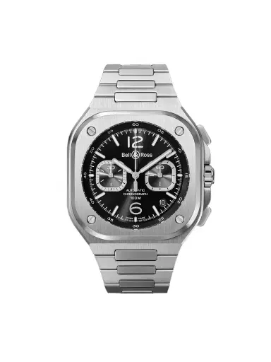 Bell & Ross BR 05 Automatic Chronograph Stainless Steel Watch, Ref. BR05C-BL-ST/SST - Men | Thumbnail 1 Bell & Ross BR 05 Automatic Chronograph Stainless Steel Watch, Ref. BR05C-BL-ST/SST - Men | Thumbnail 1