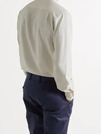 Loro Piana André Garment-Dyed Silk Shirt - Men | Thumbnail 3 Loro Piana André Garment-Dyed Silk Shirt - Men | Thumbnail 3