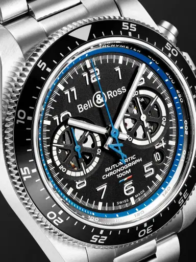 Bell & Ross BR V3-94 A.5.21 Limited Edition Automatic Chronograph Stainless Steel Watch, Ref. BRV394-A521/SST - Men | Thumbnail 6 Bell & Ross BR V3-94 A.5.21 Limited Edition Automatic Chronograph Stainless Steel Watch, Ref. BRV394-A521/SST - Men | Thumbnail 6