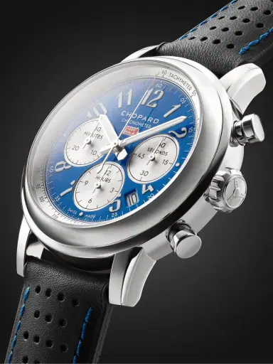 Chopard Mille Miglia Classic Racing Chronograph Automatic 42mm Stainless Steel and Perforated Leather Watch, Ref. No. 168589-3010 - Men | Thumbnail 4 Chopard Mille Miglia Classic Racing Chronograph Automatic 42mm Stainless Steel and Perforated Leather Watch, Ref. No. 168589-3010 - Men | Thumbnail 4