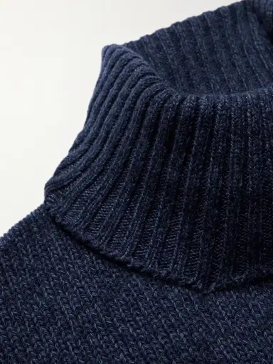 Loro Piana Baby Cashmere Rollneck Sweater - Men | Thumbnail 5 Loro Piana Baby Cashmere Rollneck Sweater - Men | Thumbnail 5