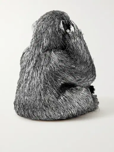 Buccellati Hear-No-Evil Monkey Silver Ornament - Men | Thumbnail 2 Buccellati Hear-No-Evil Monkey Silver Ornament - Men | Thumbnail 2
