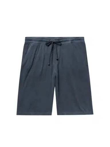 James Perse Straight-Leg Mélange Cotton-Jersey Drawstring Shorts - Men | Thumbnail 1 James Perse Straight-Leg Mélange Cotton-Jersey Drawstring Shorts - Men | Thumbnail 1