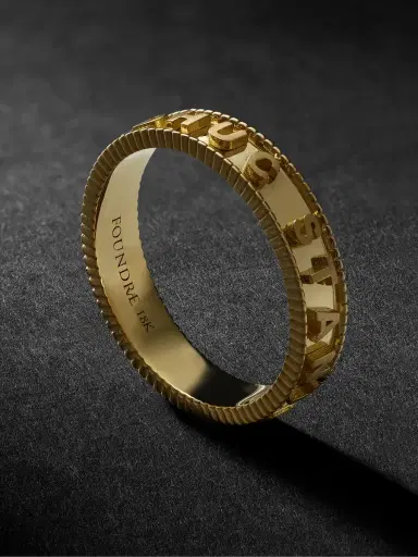 Foundrae 18-Karat Gold Ring - Men | Thumbnail 1 Foundrae 18-Karat Gold Ring - Men | Thumbnail 1
