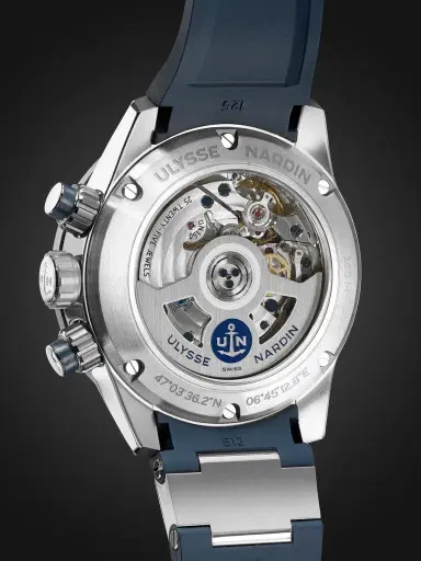 Ulysse Nardin Diver Automatic Chronograph Titanium Watch, Ref. 1503-170-3/93 - Men | Thumbnail 5 Ulysse Nardin Diver Automatic Chronograph Titanium Watch, Ref. 1503-170-3/93 - Men | Thumbnail 5