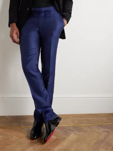 Christian Louboutin Dandelion Grosgrain-Trimmed Patent-Leather Loafers - Men | Thumbnail 2 Christian Louboutin Dandelion Grosgrain-Trimmed Patent-Leather Loafers - Men | Thumbnail 2