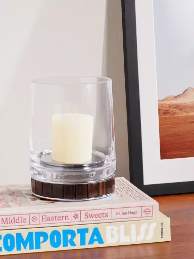 Lorenzi Milano Ebony and Glass Candle Holder - Men | Thumbnail 2 Lorenzi Milano Ebony and Glass Candle Holder - Men | Thumbnail 2