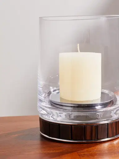 Lorenzi Milano Ebony and Glass Candle Holder - Men | Thumbnail 3 Lorenzi Milano Ebony and Glass Candle Holder - Men | Thumbnail 3