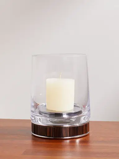 Lorenzi Milano Ebony and Glass Candle Holder - Men | Thumbnail 1 Lorenzi Milano Ebony and Glass Candle Holder - Men | Thumbnail 1