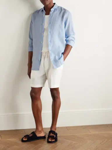 Frescobol Carioca Linen Shirt - Men | Thumbnail 2 Frescobol Carioca Linen Shirt - Men | Thumbnail 2