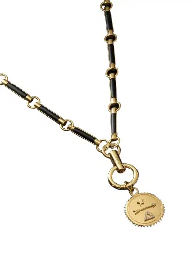Foundrae Dream 18-Karat Gold, Diamond and Onyx Necklace - Men | Thumbnail 1 Foundrae Dream 18-Karat Gold, Diamond and Onyx Necklace - Men | Thumbnail 1