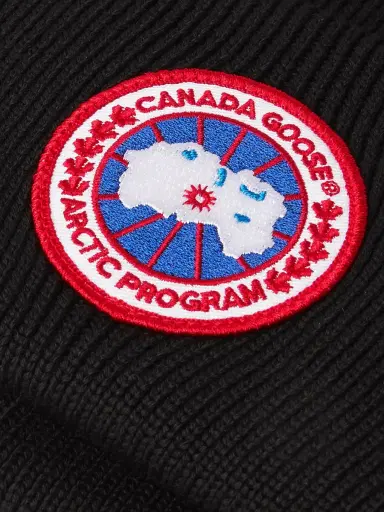 Canada Goose Logo-Appliquéd Merino Wool Beanie - Men | Thumbnail 3 Canada Goose Logo-Appliquéd Merino Wool Beanie - Men | Thumbnail 3