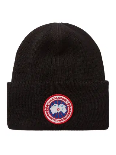 Canada Goose Logo-Appliquéd Merino Wool Beanie - Men | Thumbnail 1 Canada Goose Logo-Appliquéd Merino Wool Beanie - Men | Thumbnail 1