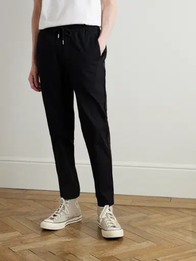 Folk Tapered Cotton-Twill Drawstring Trousers - Men | Thumbnail 3 Folk Tapered Cotton-Twill Drawstring Trousers - Men | Thumbnail 3