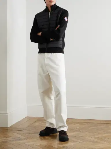 Canada Goose HyBridge Slim-Fit Quilted Down Shell and Merino Wool Jacket - Men | Thumbnail 2 Canada Goose HyBridge Slim-Fit Quilted Down Shell and Merino Wool Jacket - Men | Thumbnail 2