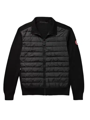 Canada Goose HyBridge Slim-Fit Quilted Down Shell and Merino Wool Jacket - Men | Thumbnail 1 Canada Goose HyBridge Slim-Fit Quilted Down Shell and Merino Wool Jacket - Men | Thumbnail 1