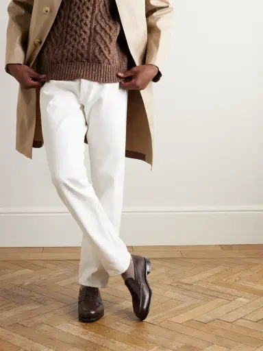 J.M. Weston 180 Moccasin Leather Loafers - Men | Thumbnail 2 J.M. Weston 180 Moccasin Leather Loafers - Men | Thumbnail 2