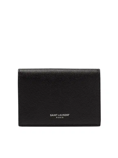 Saint Laurent Pebble-Grain Leather Billfold Wallet - Men | Thumbnail 1 Saint Laurent Pebble-Grain Leather Billfold Wallet - Men | Thumbnail 1