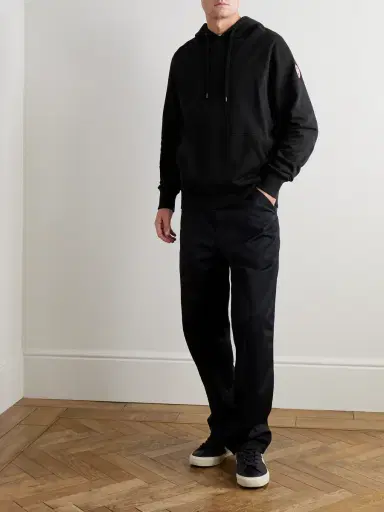 Canada Goose Huron Logo-Appliquéd Organic Cotton-Jersey Hoodie - Men | Thumbnail 2 Canada Goose Huron Logo-Appliquéd Organic Cotton-Jersey Hoodie - Men | Thumbnail 2