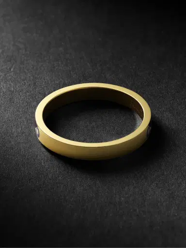Foundrae Karma 18-Karat Gold and Enamel Ring - Men | Thumbnail 3 Foundrae Karma 18-Karat Gold and Enamel Ring - Men | Thumbnail 3
