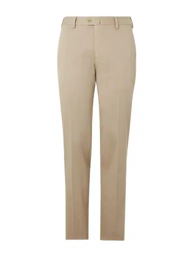 Loro Piana Slim-Fit Tapered Stretch-Cotton Twill Trousers - Men | Thumbnail 1 Loro Piana Slim-Fit Tapered Stretch-Cotton Twill Trousers - Men | Thumbnail 1